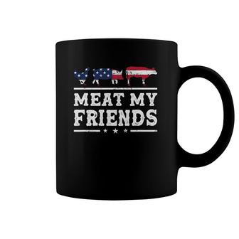Meat My Friends Grilling Pitmaster Smoker Grillmaster Bbq Coffee Mug | Mazezy