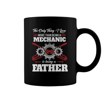 Mechanic Father Machines Car Vehicles Tools Mechanical Gift Coffee Mug | Mazezy