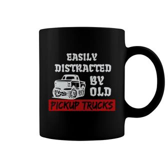 Mechanic Truck Easily Distracted Old Pickup Trucks Coffee Mug | Mazezy