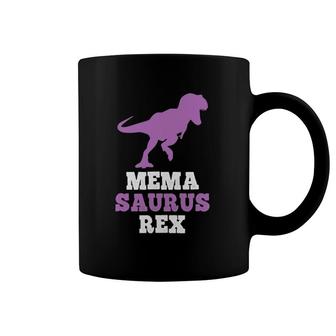 Mema Saurus Rex Funny Dinosaur Memasaurus Gift Mother's Day Coffee Mug | Mazezy