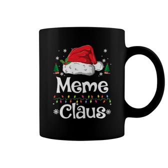 Meme Claus Christmas Pajama Family Matching Xmas Coffee Mug | Mazezy
