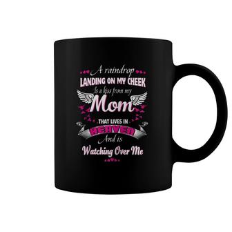 Memory Of Parents In Heaven Gift For Daughter Son Loss Mom Zip Coffee Mug | Mazezy DE
