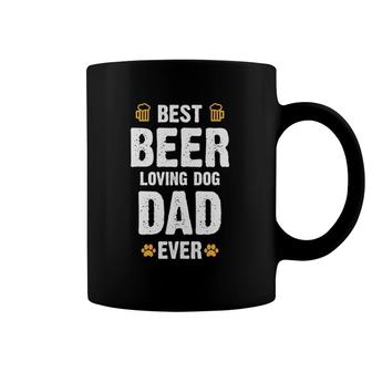 Mens Best Beer Loving Dog Dad Coffee Mug | Mazezy