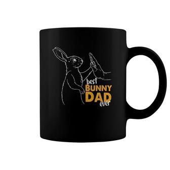 Mens Best Bunny Dad Ever Rabbit Daddy Bunny Father Mens Bunny Coffee Mug | Mazezy