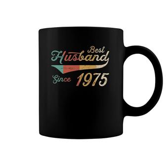 Mens Best Husband Since 1975 - 47 Year Wedding Anniversary Coffee Mug | Mazezy