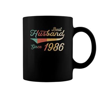 Mens Best Husband Since 1986 - 36 Years Wedding Anniversary Coffee Mug | Mazezy