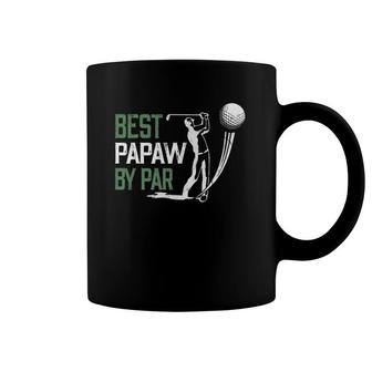 Mens Best Papaw By Par Father's Day Gifts Golf Lover Coffee Mug | Mazezy