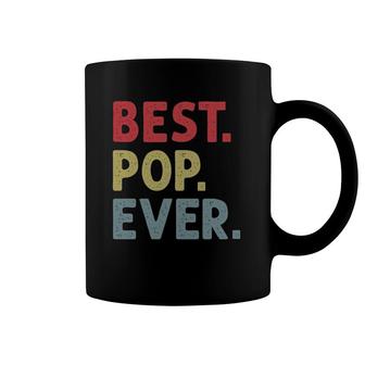 Mens Best Pop Ever Design For Grandpa Or Dad Coffee Mug | Mazezy