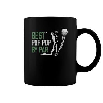Mens Best Pop Pop By Par Father's Day Gifts Golf Lover Coffee Mug | Mazezy