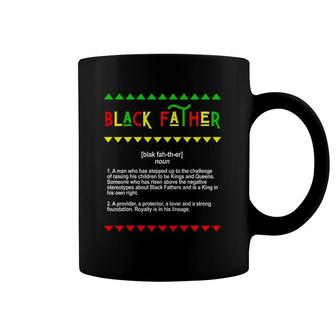 Mens Black Father Melanin King Husband Dad Men Juneteenth Kings Coffee Mug | Mazezy