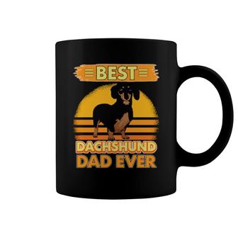 Mens Boys Best Dachshund Dad Ever Father's Day Sausage Dog Coffee Mug | Mazezy