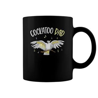 Mens Cockatoo Dad Funny Parrot Bird Men Coffee Mug | Mazezy