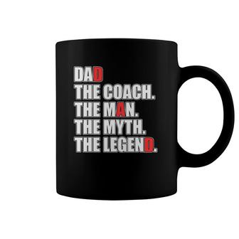 Mens Dad Coach Man Myth Legend Coffee Mug | Mazezy