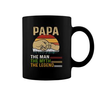 Mens Dad For Father's Day Man-Myth The Legend Funny Papa Coffee Mug | Mazezy DE