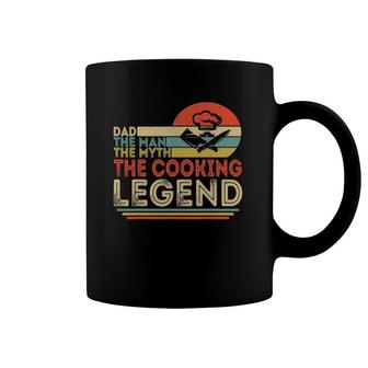 Mens Dad The Man The Myth The Cooking Legend Men Coffee Mug | Mazezy