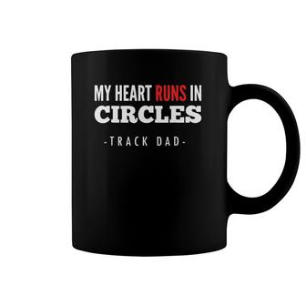 Mens Favorite Runner Run In Circles Track Dad Coffee Mug | Mazezy