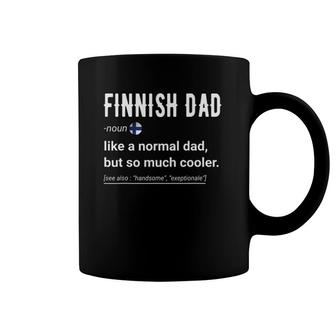 Mens Finnish Dad Definition - Funny Finnish Daddy Flag Gift Coffee Mug | Mazezy