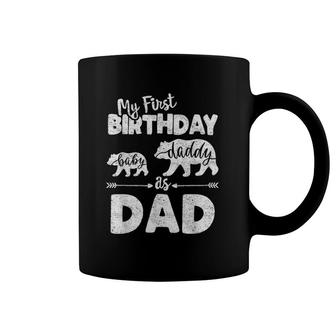 Mens First Birthday As Dad Funny Bday Gift For A New Daddy Coffee Mug | Mazezy