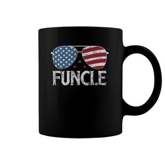 Mens Funcle Sunglasses Usa American Flag 4Th Of July Uncle Coffee Mug | Mazezy AU