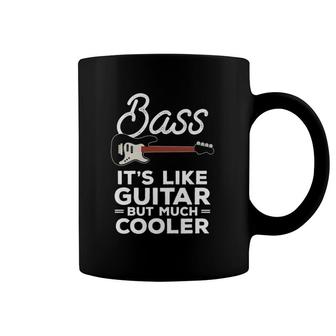 Mens Funny Instrument Bass Guitar Gift For A Bass Player Bassist Coffee Mug | Mazezy
