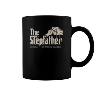 Mens Funny Stepdad Gifts Stepfather Officially World's Best Man Coffee Mug | Mazezy