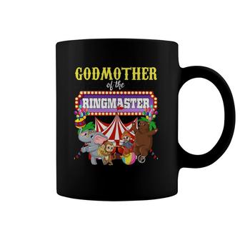 Mens Godmother Of The Birthday Ringmaster Kids Circus Party Coffee Mug | Mazezy