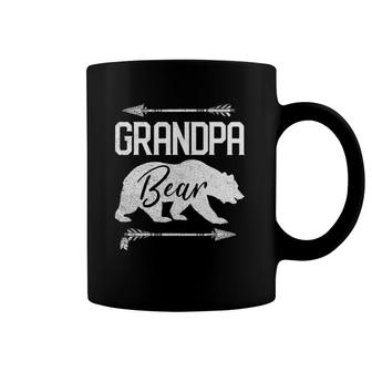 Mens Grandpa Bear Funny Father's Day Gift Papa Vintage Coffee Mug | Mazezy