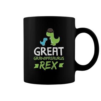 Mens Great Grandpasaurus Rex Grandpa Saurus Dino Coffee Mug | Mazezy
