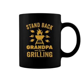 Mens Grill Master S Grandpa Grilling Funny Bbq Fathers Day Coffee Mug | Mazezy UK
