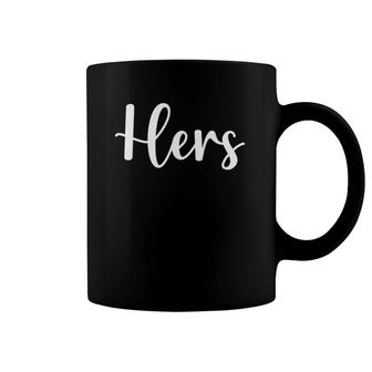Mens His And Hers Matching Couples Valentine Coffee Mug | Mazezy DE