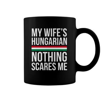 Mens Hungarian Wife Hungary Husband Anniversary Wedding Gift Coffee Mug | Mazezy