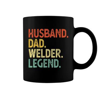 Mens Husband Dad Welder Legend Welding King Coffee Mug | Mazezy