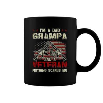 Mens I'm A Dad Grampa And A Veteran Best Grampa Ever Coffee Mug | Mazezy