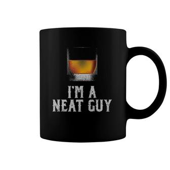 Mens I'm A Neat Guy Whiskey Neat Bourbon Drinker Gifts Coffee Mug | Mazezy