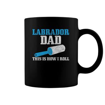 Mens Labrador Dad Lab Dog Black Lab Funny Labrador Coffee Mug | Mazezy