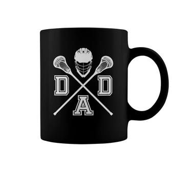 Mens Lacrosse Dad Father's Day Lax Gift Coffee Mug | Mazezy