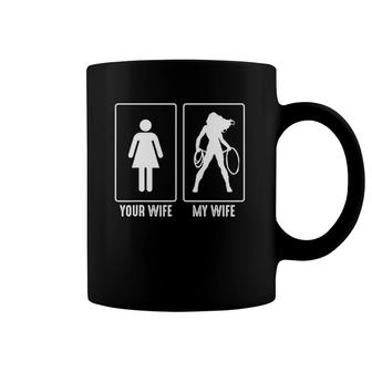 Mens Mens Your Wife My Wife Super Hero Coffee Mug | Mazezy CA
