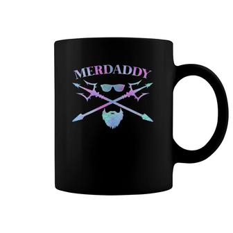 Mens Merdaddy Security Merman Merdad Daddy Costume Father's Day Coffee Mug | Mazezy