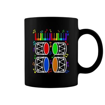 Mens Musical Massage Play Piano Drums On Daddys Back Dad Coffee Mug | Mazezy