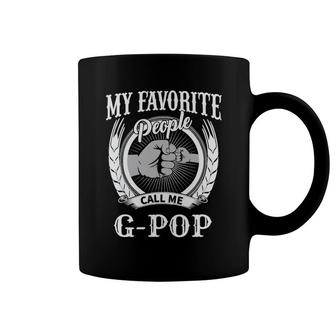 Mens My Favorite People Call Me G-Pop Fist Bump Special Grandpa Coffee Mug | Mazezy