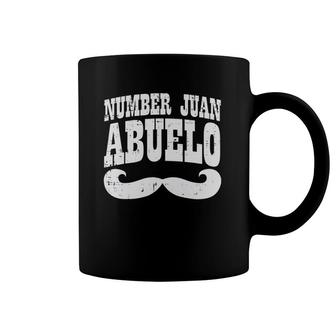 Mens Number One Juan Abuelo Spanish Fathers Day Mexican Grandpa Coffee Mug | Mazezy