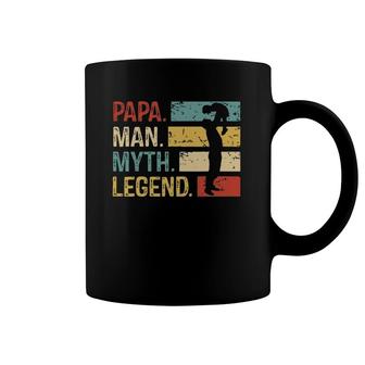 Mens Papa Man Myth Legend S Vintage Dad Gift Coffee Mug | Mazezy CA