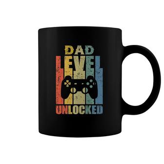 Mens Pregnancy Announcement Dad Level Unlocked Soon To Be Father Coffee Mug | Mazezy