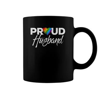 Mens Proud Husband Gay Pride Month Lgbtq Tank Top Coffee Mug | Mazezy