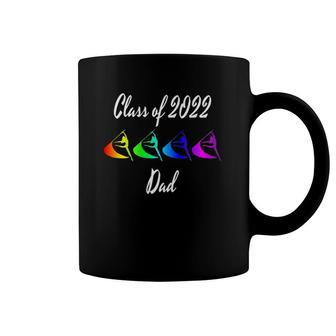Mens Rainbow Color Guard Dad Flag Graphic Class Of 2022 Ver2 Coffee Mug | Mazezy