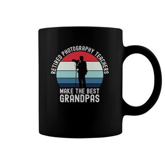 Mens Retired Photography Teachers Make The Best Grandpas Coffee Mug | Mazezy