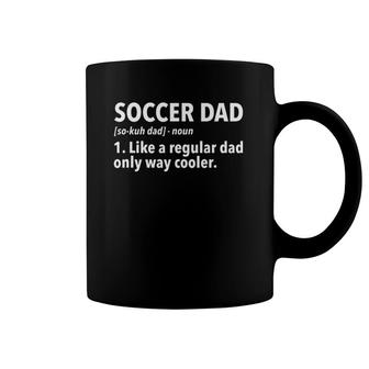 Mens Soccer Father Soccer Dad Definition Coffee Mug | Mazezy
