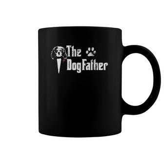 Mens The Dogfather Cavalier King Charles Spaniel Dog Dad Coffee Mug | Mazezy