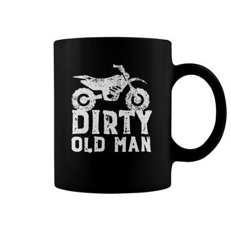 Mens Vintage Dirt Bike Gift For Dad Fathers Day Motocross Funny Coffee Mug | Mazezy