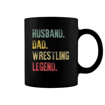 Mens Vintage Gift Husband Dad Wrestling Legend Retro Coffee Mug | Mazezy UK